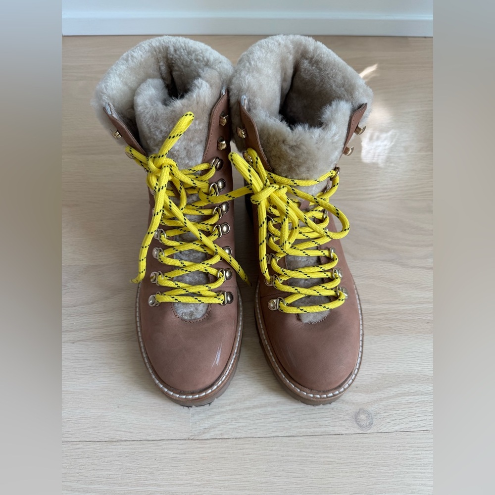 Boden Lace-up Hiking Boots Women’s size 7.5 - Picture 3 of 14